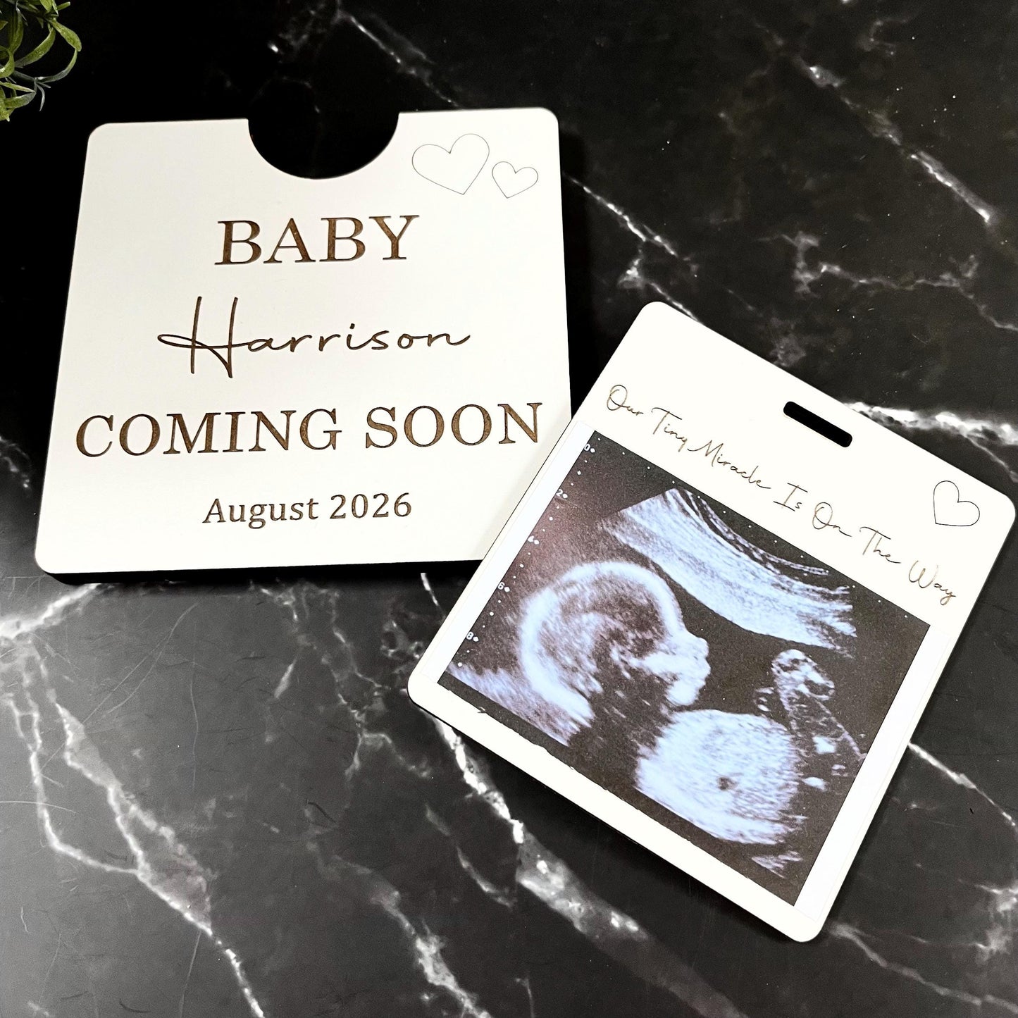 Pregnancy Anoucement, New Baby Photo Box Frame, Baby Scan Photo Frame, Baby Bump Announcement, Pregnancy Ultrasound Gift