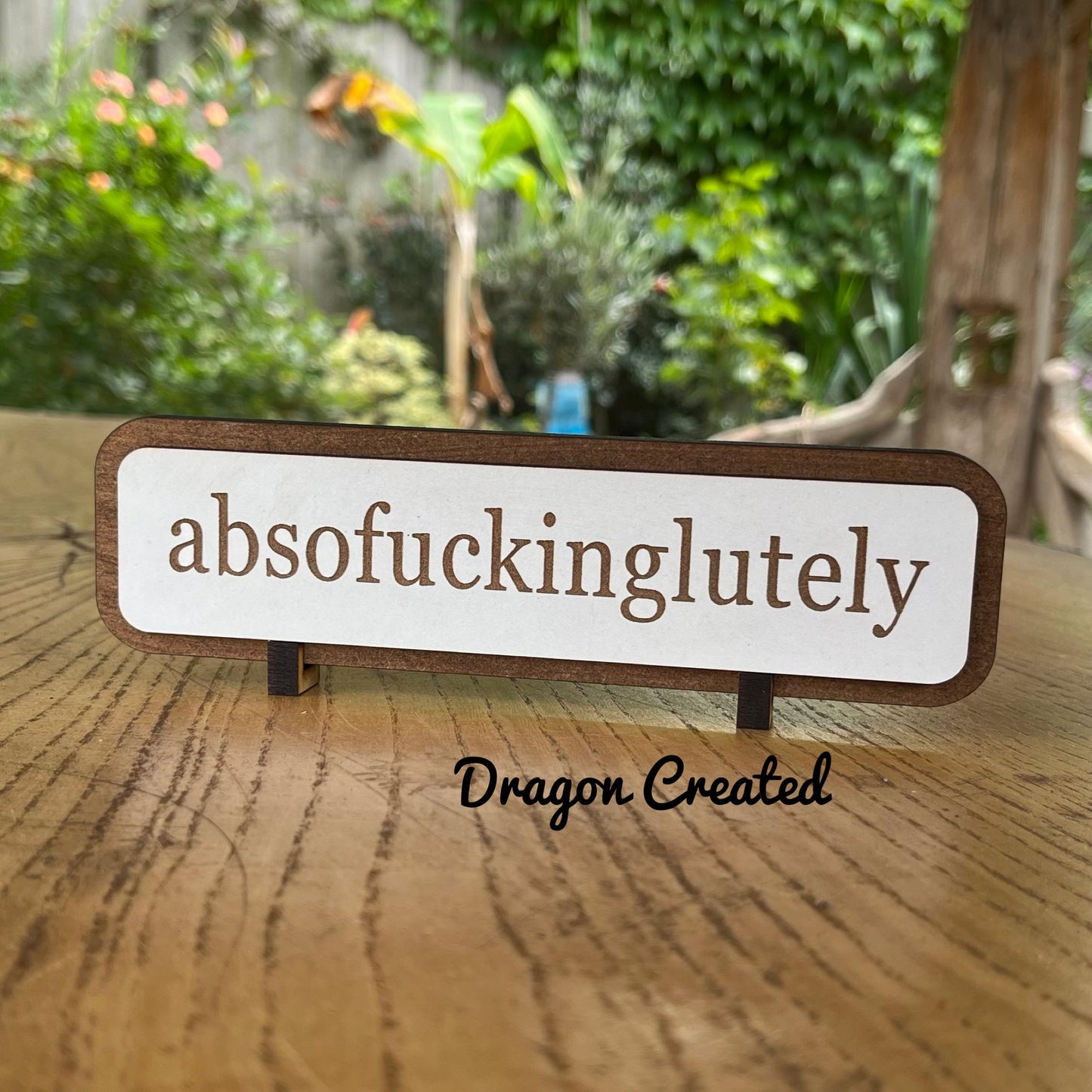Absofuckinglutely, Funny Wooden Sign, Wooden Plaque, Sex And The City