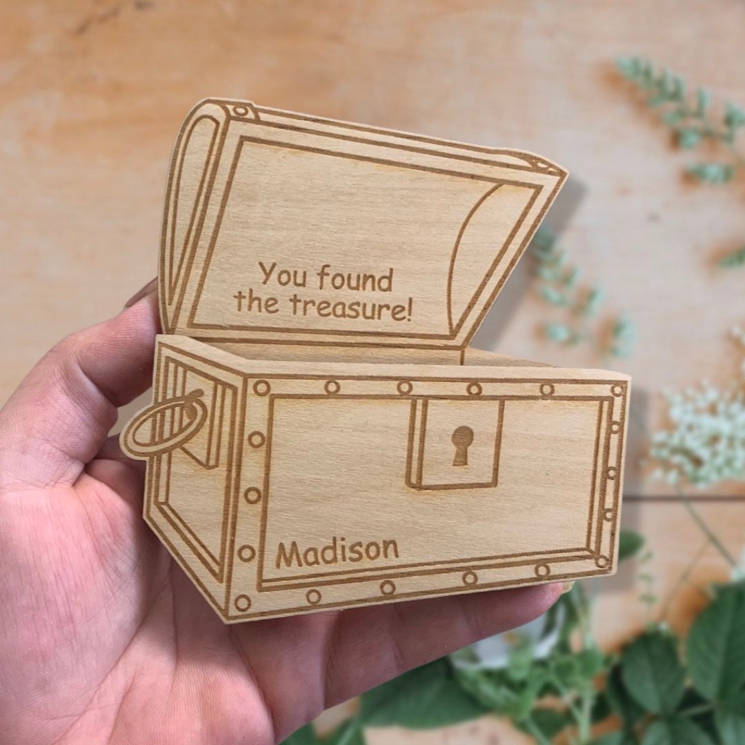 Personalized Birthday Gift Card Holder: Wooden Money Envelope