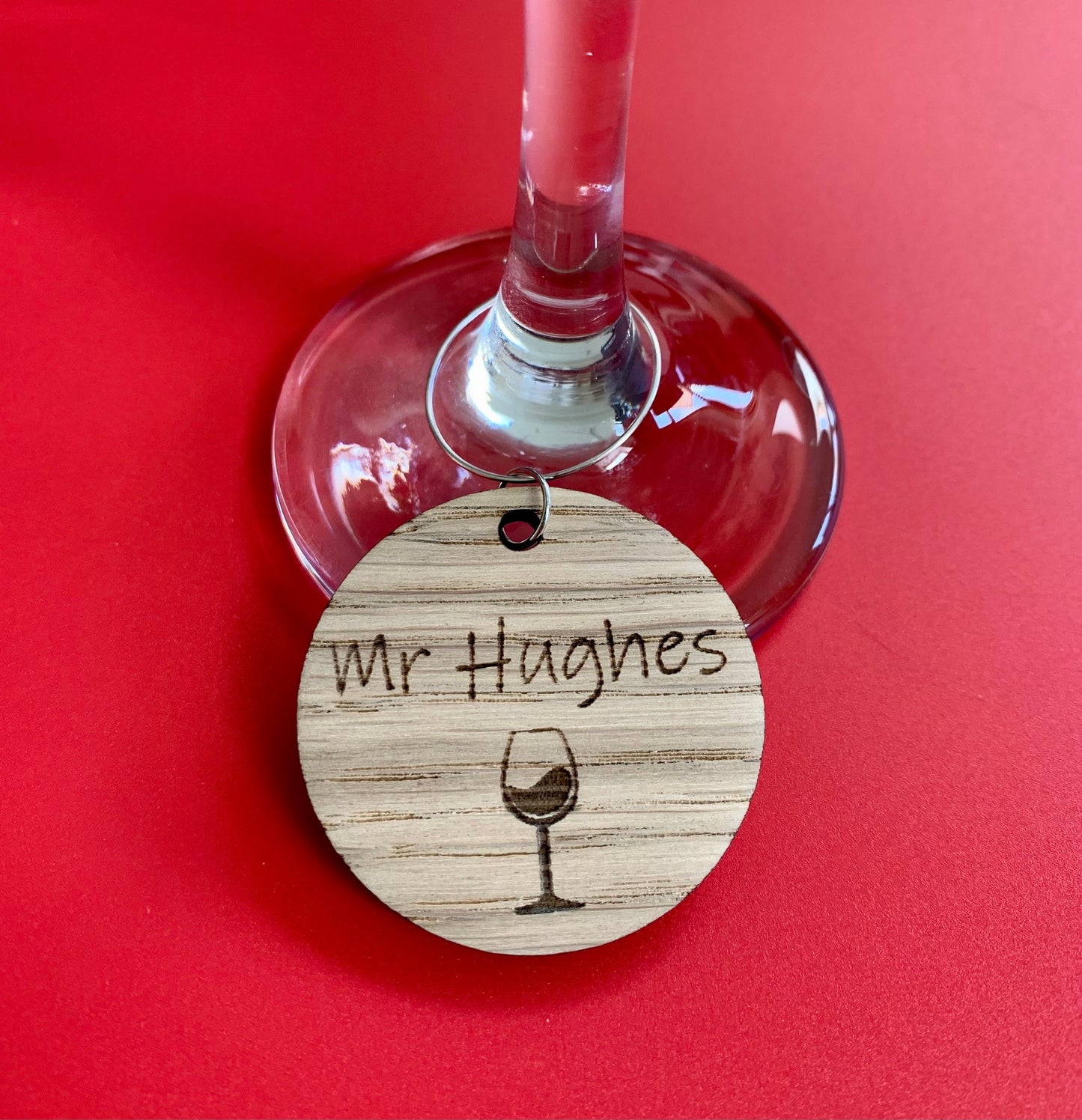 Teacher Wine Glass Charm & Bottle Tag Gift, Wine , Novelty Funny Cheeky Personalised Gift, Appreciation Gift, May Be The Reason You Drink,