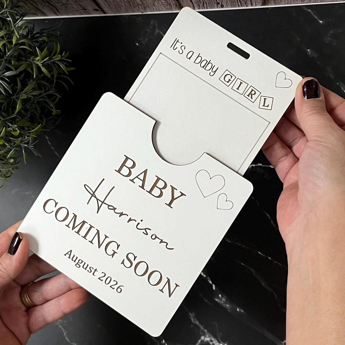 Pregnancy Anoucement, New Baby Photo Box Frame, Baby Scan Photo Frame, Baby Bump Announcement, Pregnancy Ultrasound Gift