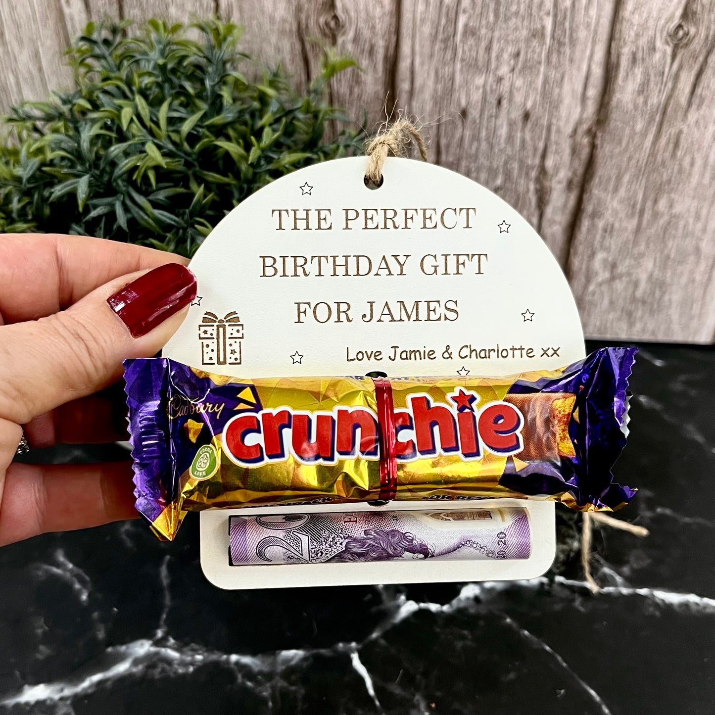 Personalised Birthday Chocolate & Money Holder: Cash Envelope, Children’s Gift