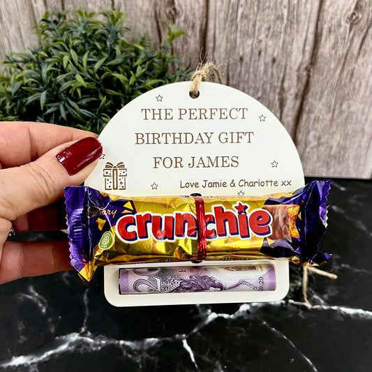 Personalised Birthday Chocolate & Money Holder: Cash Envelope, Children’s Gift