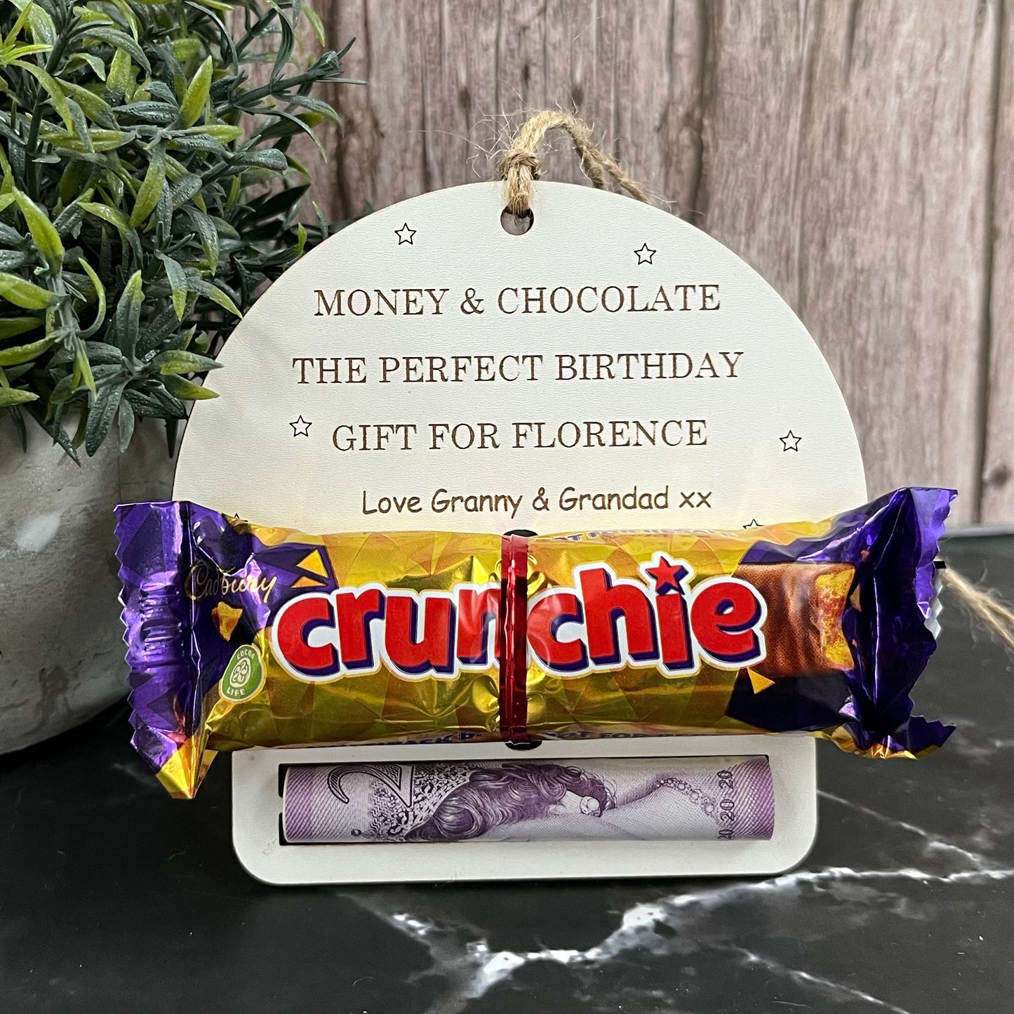 Personalised Birthday Chocolate & Money Holder: Cash Envelope, Children’s Gift