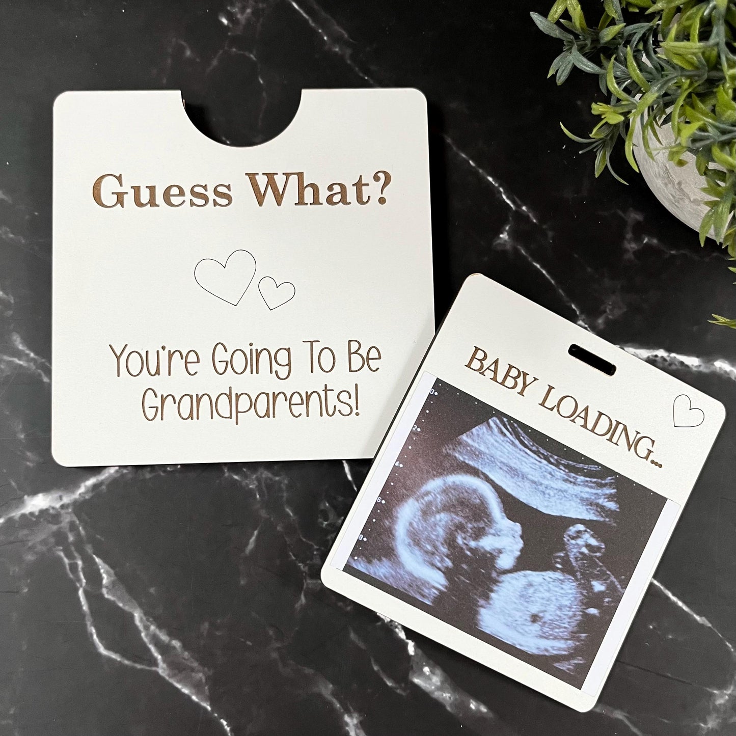 Grandparent Annoucement, New Baby Photo Box Frame, Baby Scan Photo Frame, Baby Bump Announcement, Pregnancy Gift