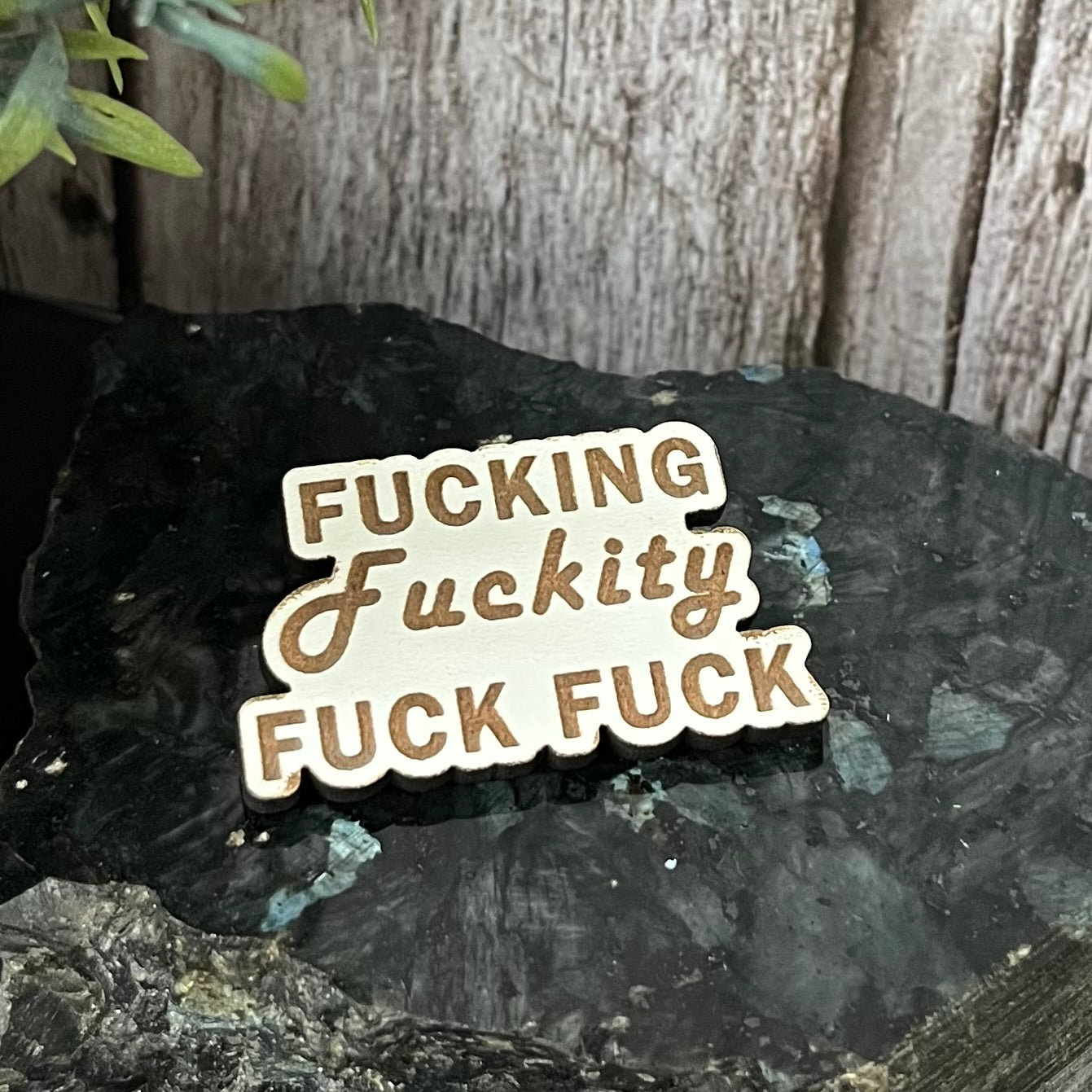 Funny Bag Badges, Pin Badge, Fucking Fuckity Fuck Fuck