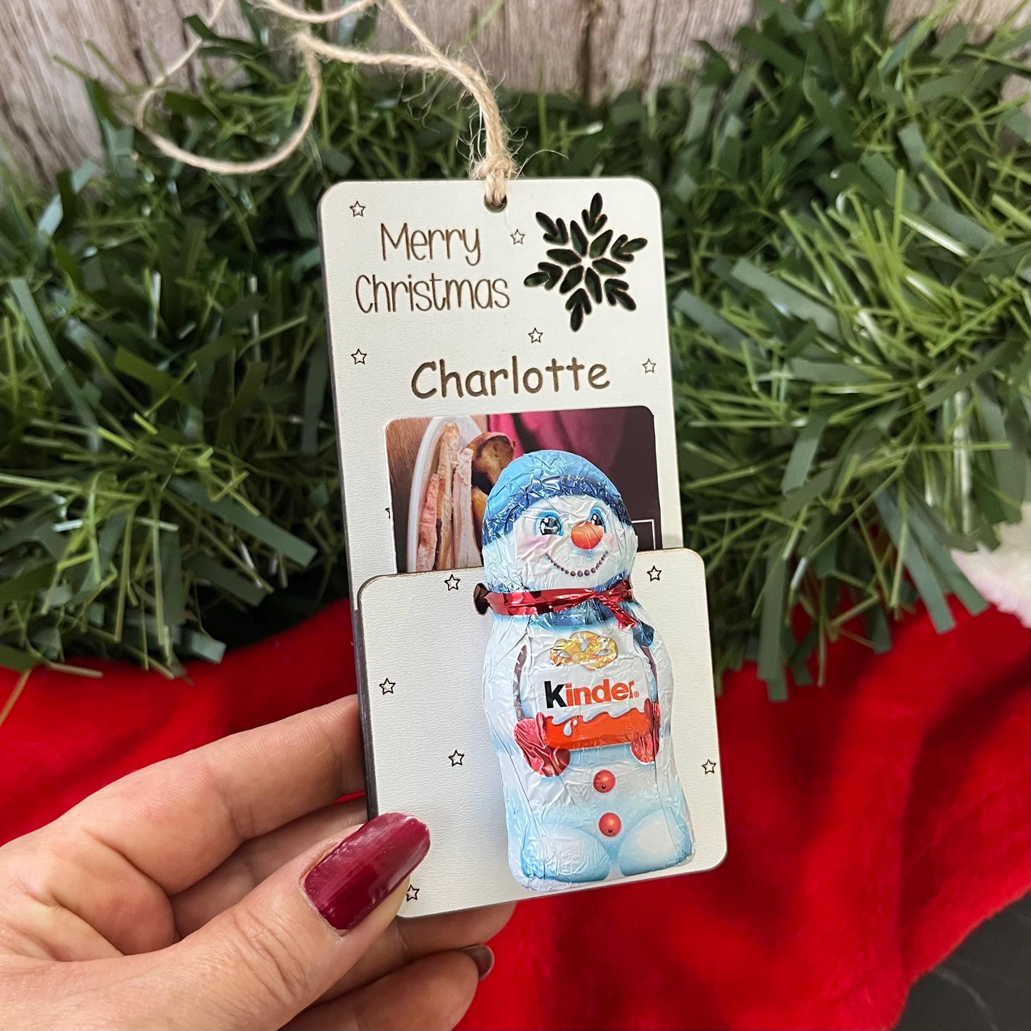 Gift Card Holder, Chocolate Holder, Voucher Holder, Xmas Money Envelope, Personalised Envelope