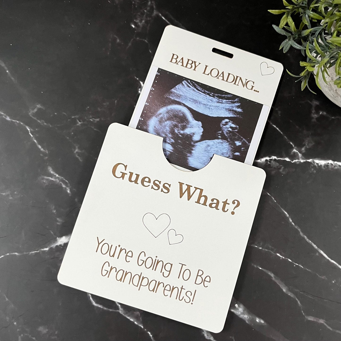 Grandparent Annoucement, New Baby Photo Box Frame, Baby Scan Photo Frame, Baby Bump Announcement, Pregnancy Gift