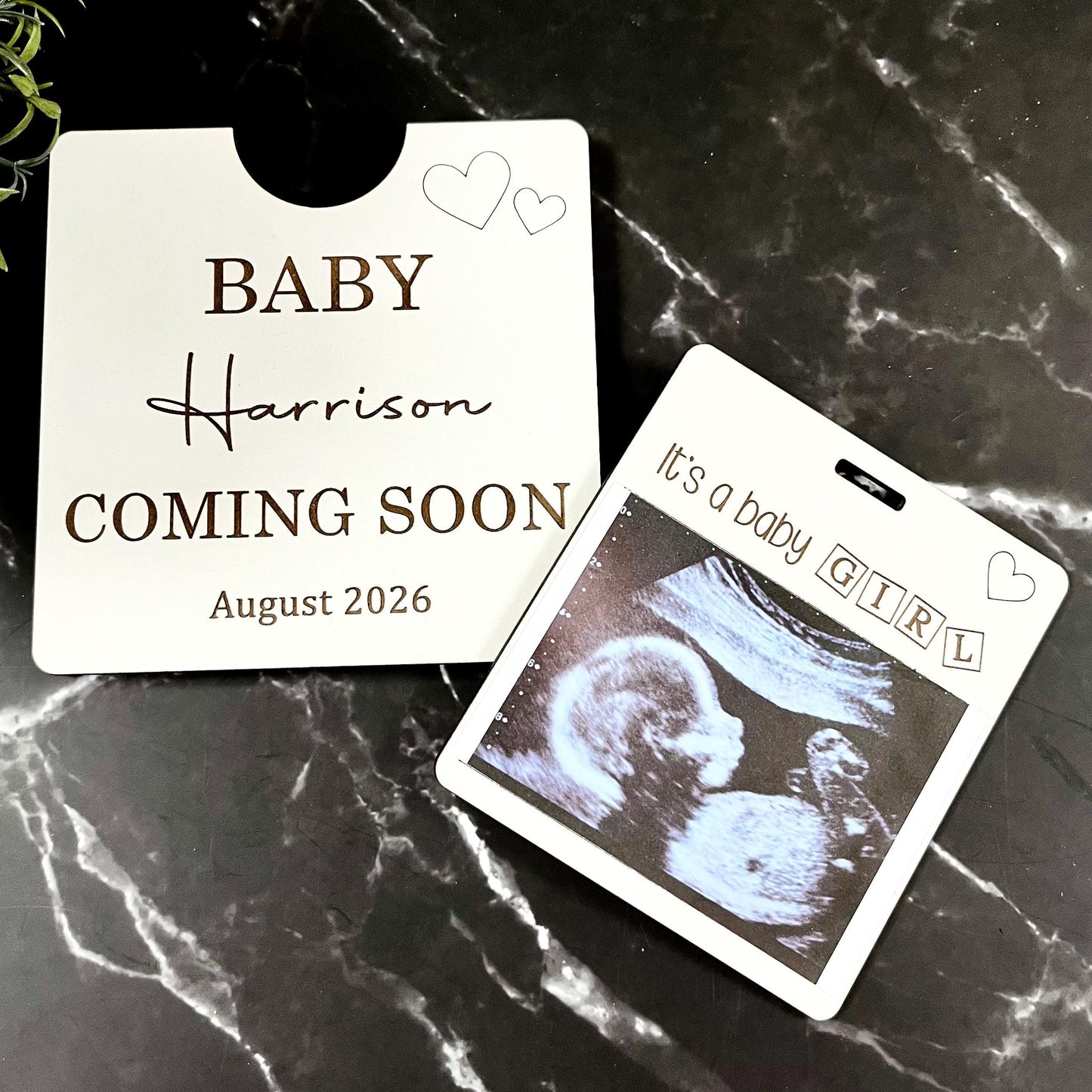 Pregnancy Anoucement, New Baby Photo Box Frame, Baby Scan Photo Frame, Baby Bump Announcement, Pregnancy Ultrasound Gift