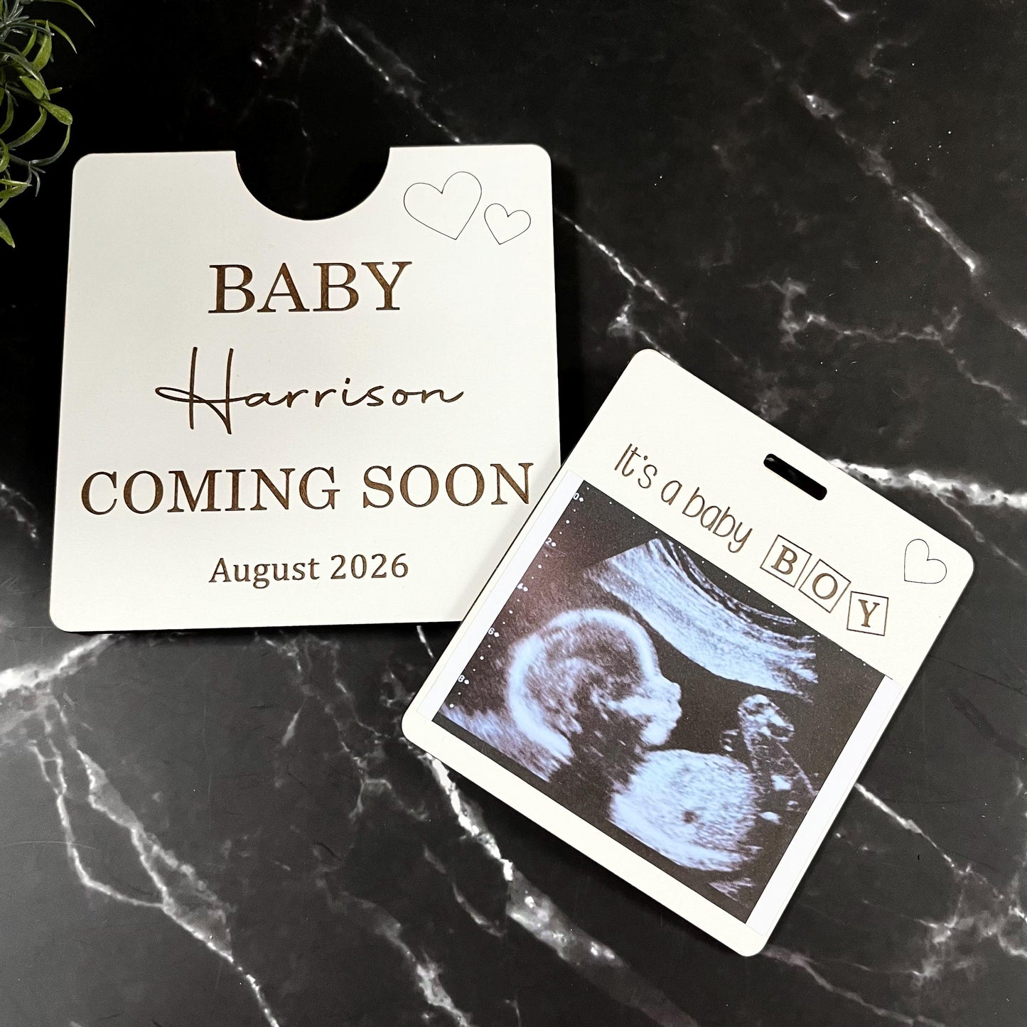 Pregnancy Anoucement, New Baby Photo Box Frame, Baby Scan Photo Frame, Baby Bump Announcement, Pregnancy Ultrasound Gift