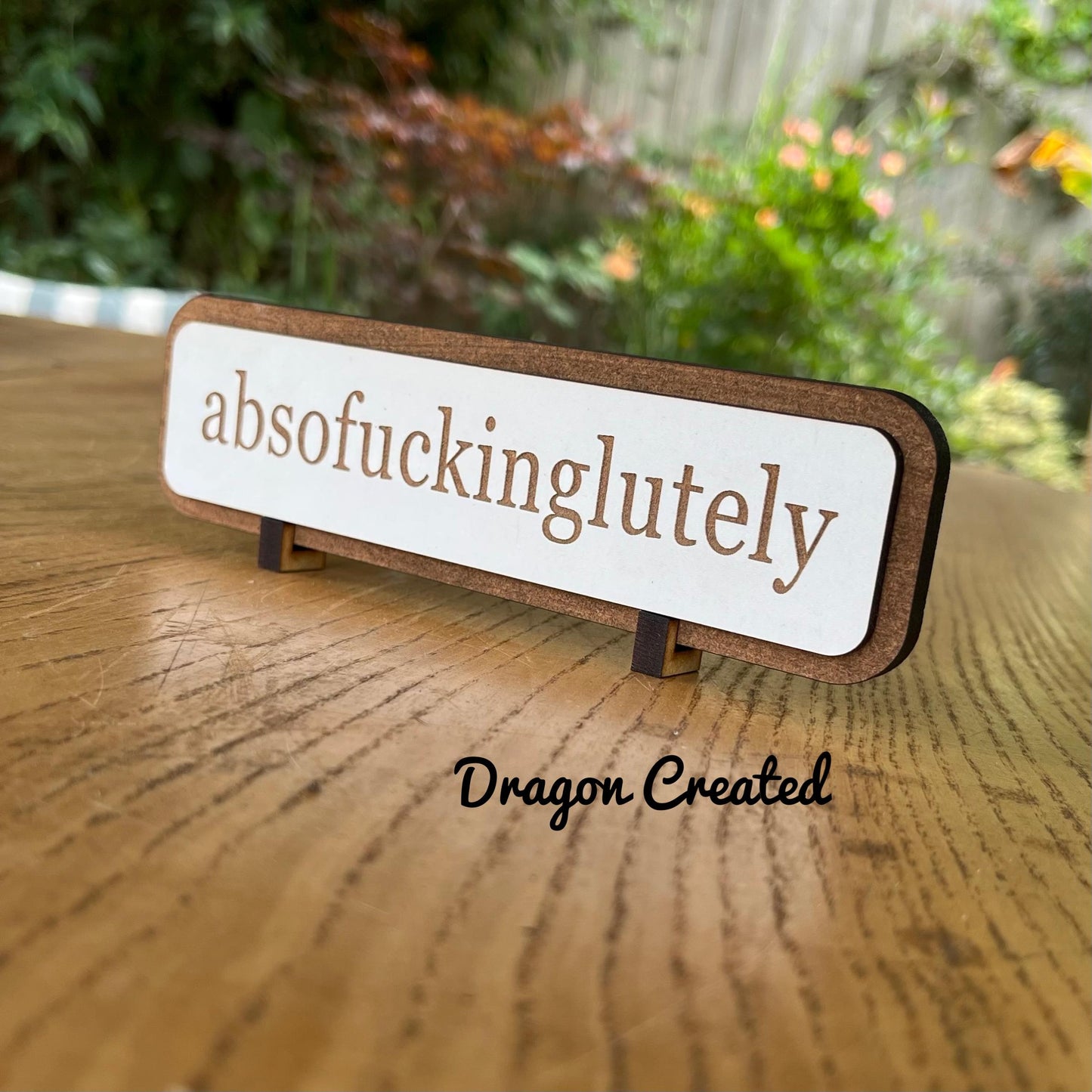 Absofuckinglutely, Funny Wooden Sign, Wooden Plaque, Sex And The City