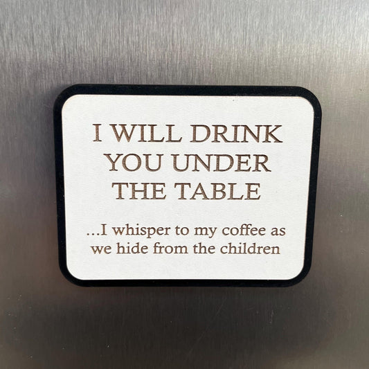 Funny Fridge Magnet: Wood Laser Engraved Quote, Funny Quote, Funny Mums Life Quote