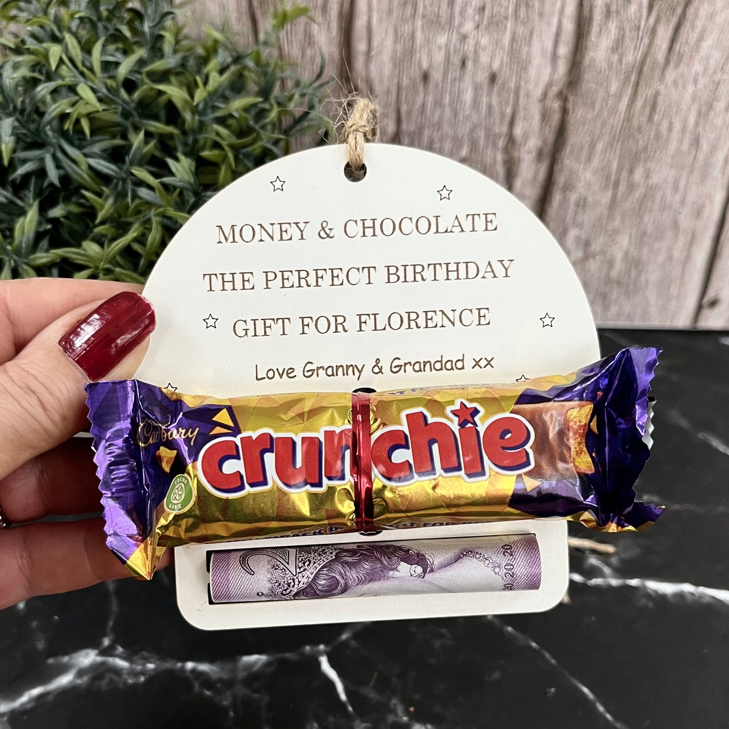 Personalised Birthday Chocolate & Money Holder: Cash Envelope, Children’s Gift