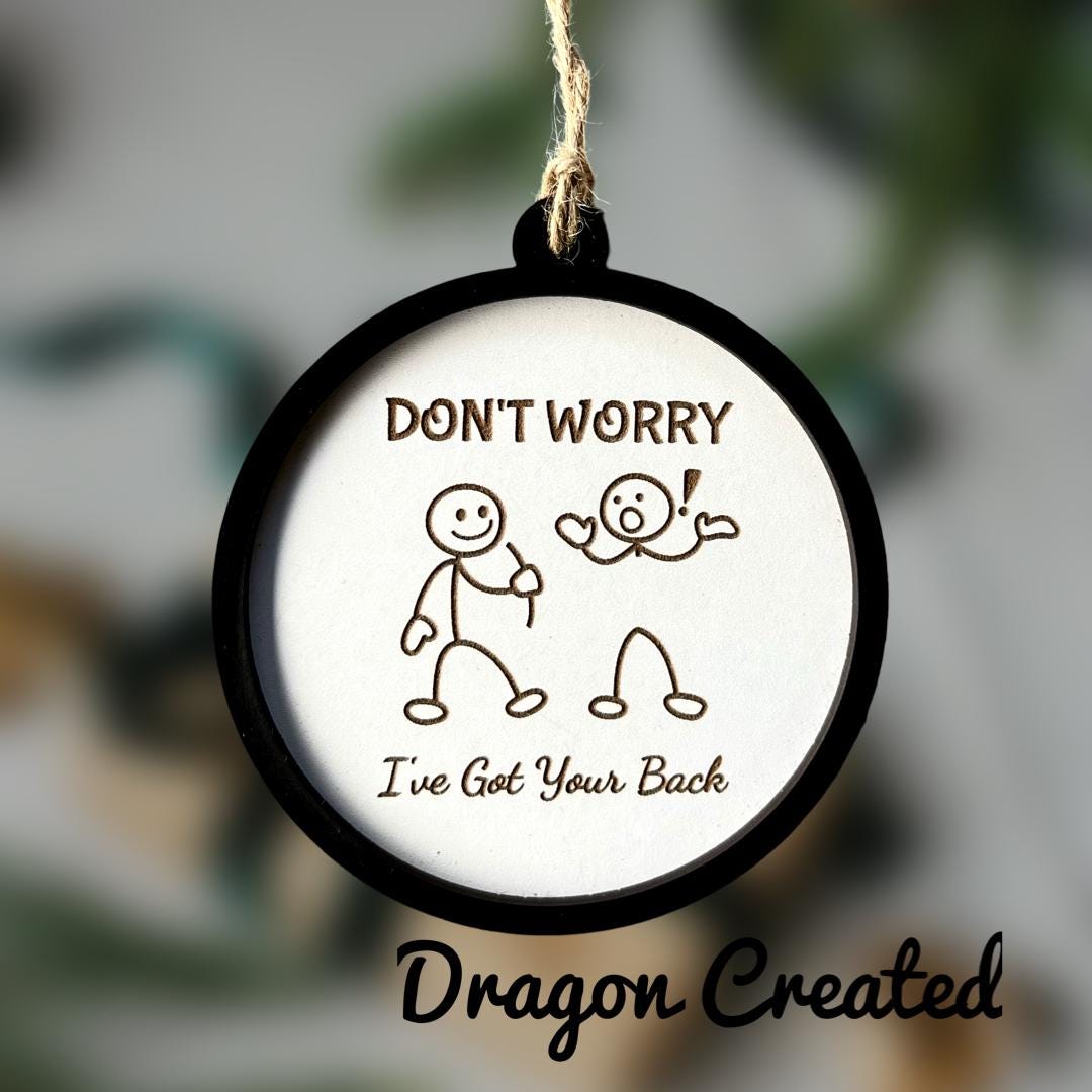 Best Friend Fun Ornament Sign, I’ve Got Your Back, Wooden plaque, Decoration, Frendship, Thinking Of You Sign