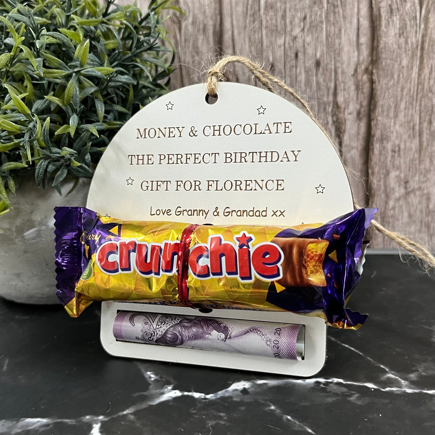 Personalised Birthday Chocolate & Money Holder: Cash Envelope, Children’s Gift