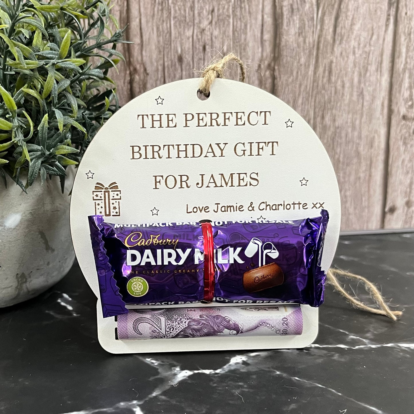Personalised Birthday Chocolate & Money Holder: Cash Envelope, Children’s Gift