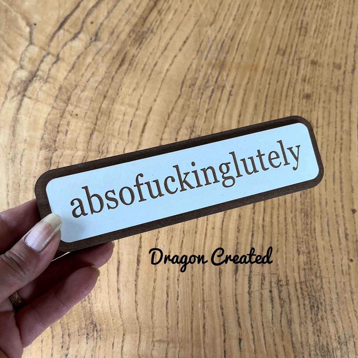 Absofuckinglutely, Funny Wooden Sign, Wooden Plaque, Sex And The City