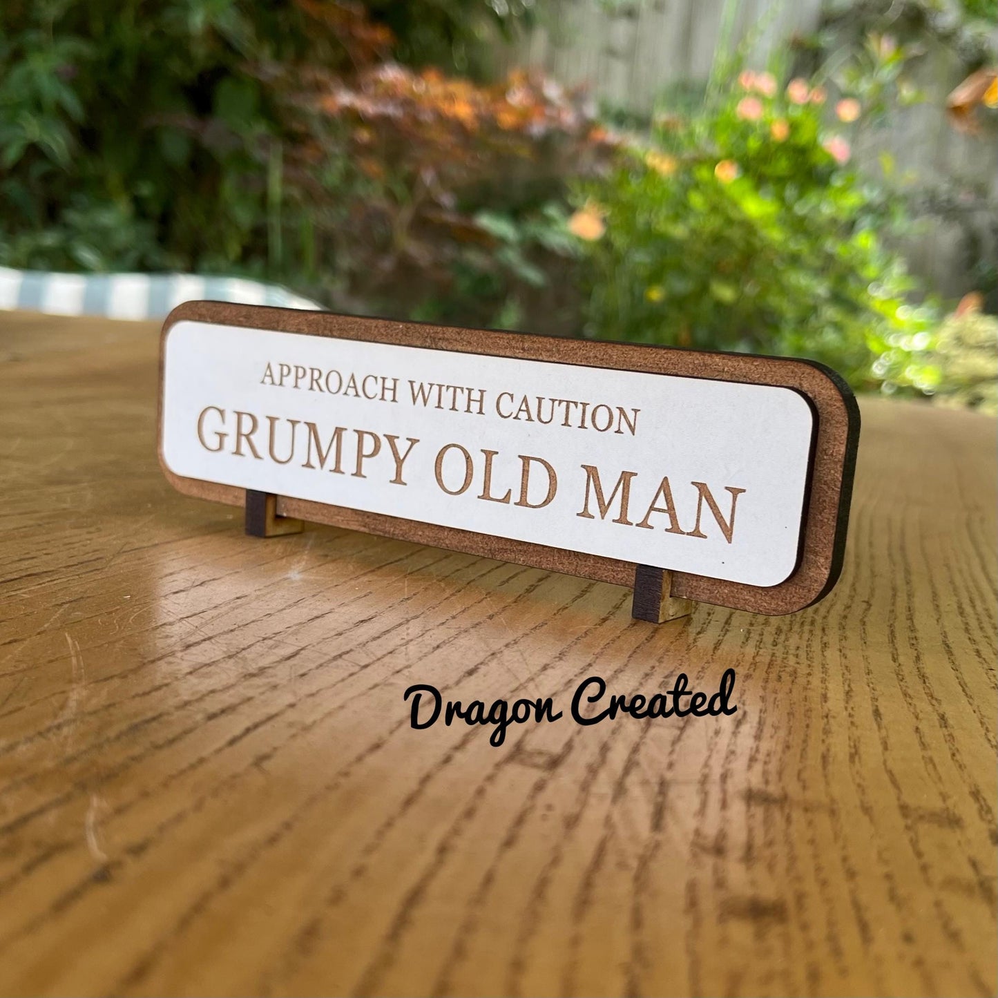 Approach With Caution Grumpy Old Man, Funny Woiden Sign, Wooden Plaque